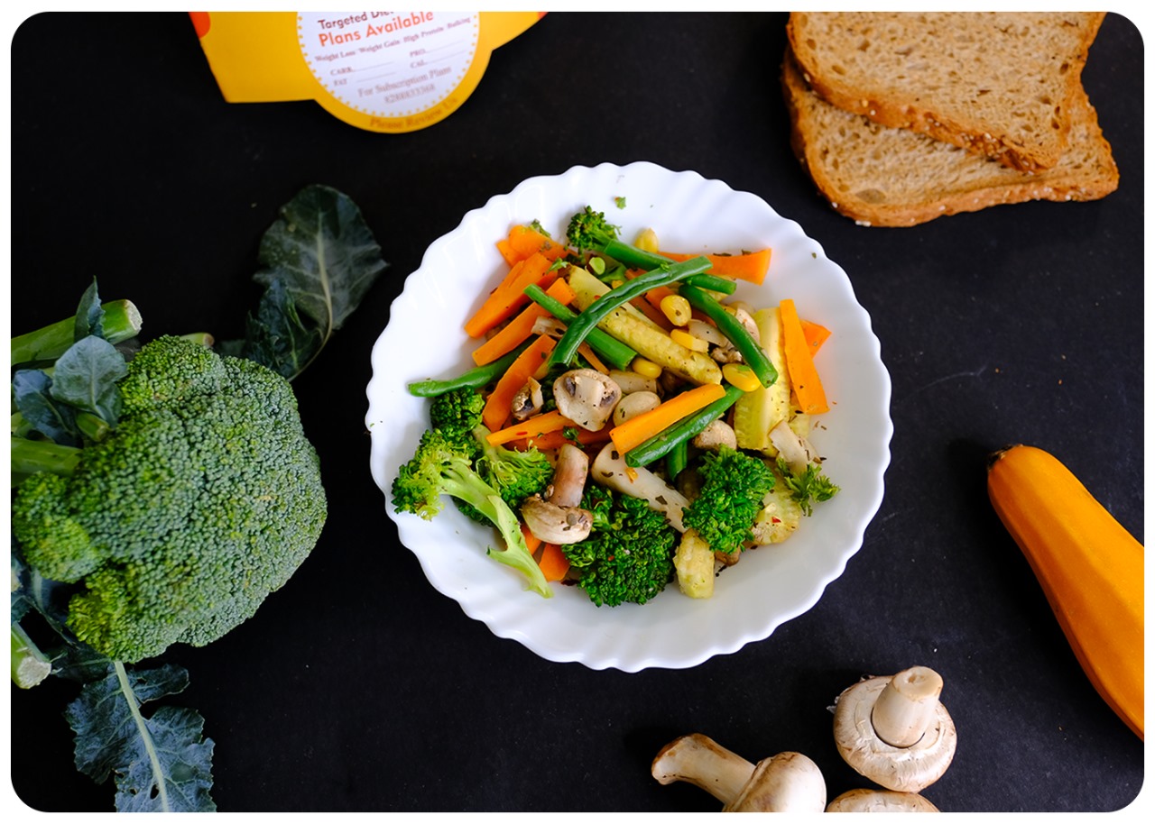 Exotic Sauteed Vegetables With Toasted Bread